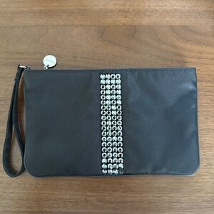 Black Swarovski wristlet